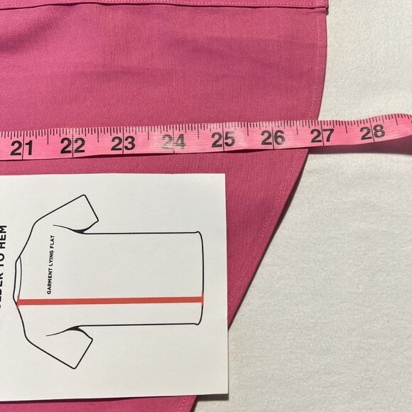 🌺Talbots Women's Pink Button-Down Shirt Size 10 100% Cotton Timeless Minimalist - Picture 8 of 9